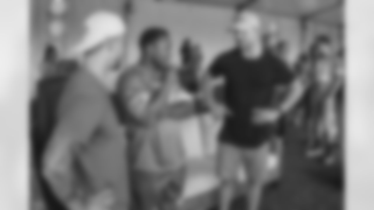 Barry Sanders, Luke Glendening and Riley Sheahan
