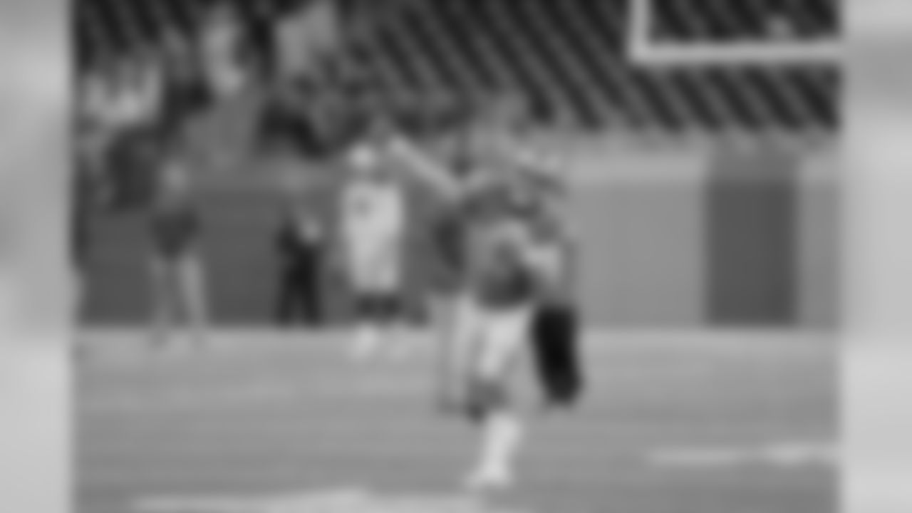 Detroit Lions long snapper Don Muhlbach (48) before a NFL football game against the Tampa Bay Buccaneers Sunday, Dec. 15, 2019 in Detroit. (Detroit Lions via AP).