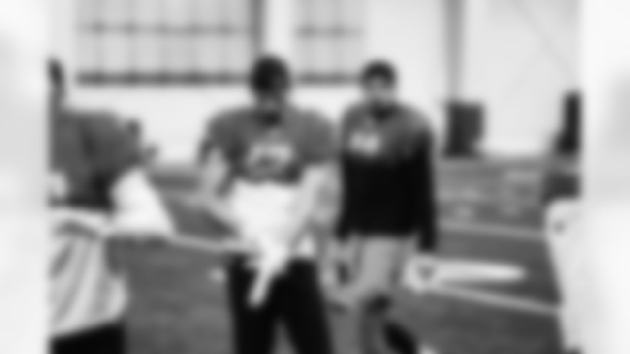 Detroit Lions wide receiver Brandon Zylstra (13), Detroit Lions tight end Shane Zylstra (84) during practice at the Lions Training Facility in Allen Park, MI on November 30, 2022. (Jeff Nguyen/Detroit Lions)