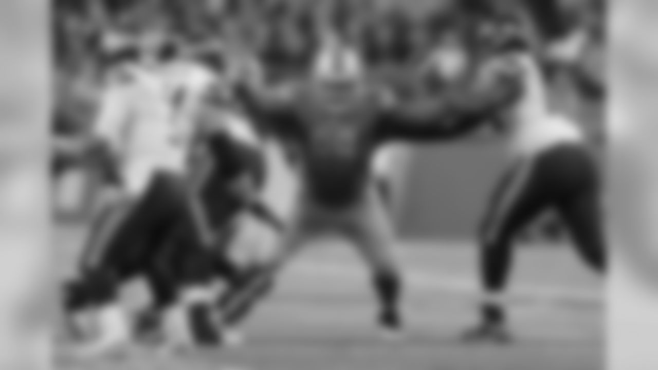 Detroit Lions defensive tackle Damon Harrison (98) during a NFL football game against the Seattle Seahawks on Sunday, Oct. 28, 2018 in Detroit. (Detroit Lions via AP).