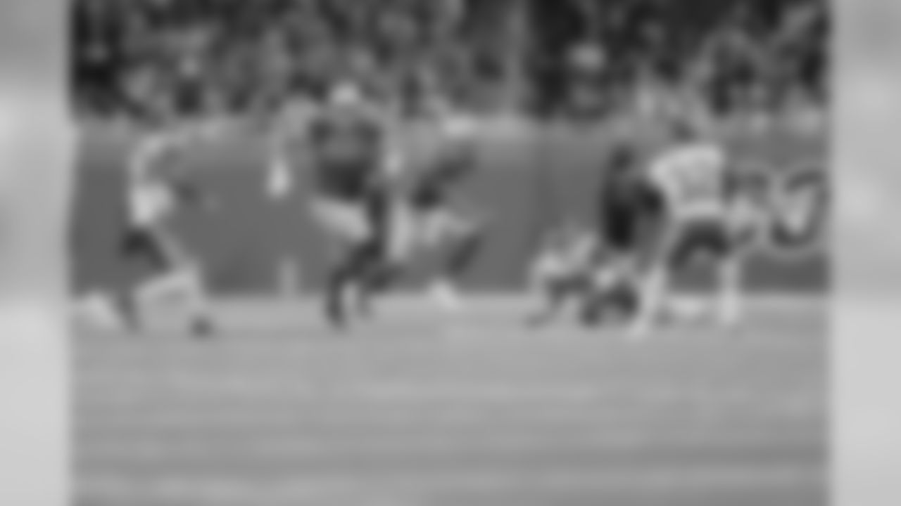 Detroit Lions quarterback Matthew Stafford (9) runs through a defender during a NFL football game against the Kansas City Chiefs Sunday, Sept. 29, 2019 in Detroit. (Detroit Lions via AP).