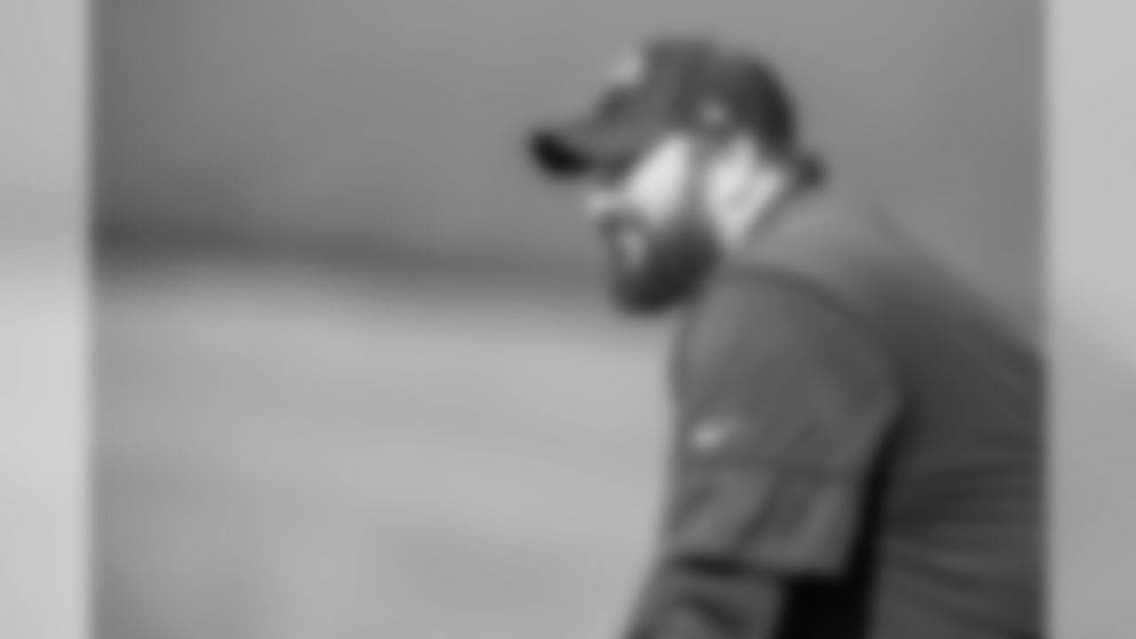 Detroit Lions head coach Matt Patricia during practice at the Detroit Lions training facility Friday, Oct. 18, 2019 in Allen Park, Mich. (Detroit Lions via AP)
