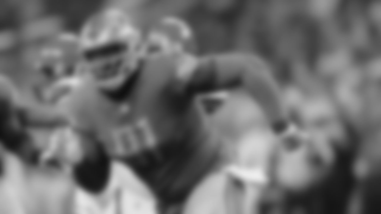 Detroit Lions defensive tackle A'Shawn Robinson (91) rushes the passer during a NFL football game against the Cleveland Browns on Thursday, Aug. 30, 2018 in Detroit. (Detroit Lions via AP).