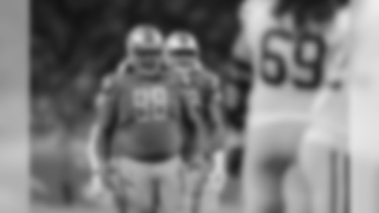 Detroit Lions defensive tackle Damon Harrison Sr. (98) during a NFL football game against the Green Bay Packers Sunday, Dec. 29, 2019 in Detroit. (Detroit Lions via AP).