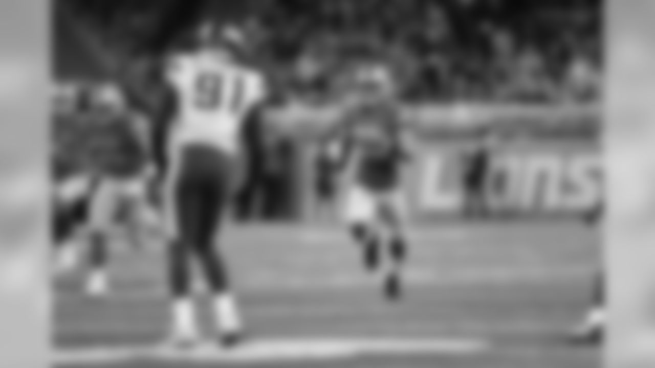 Detroit Lions safety Miles Killebrew (35) on special teams during a NFL football game against the Minnesota Vikings on Sunday, Dec. 23, 2018 in Detroit. (Detroit Lions via AP).
