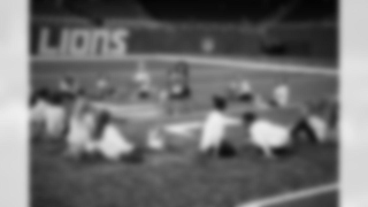 2022 Junior Detroit Lions Cheerleaders Clinic at Ford Field on December 10, 2022. (Mike Ferdinande/Detroit Lions)