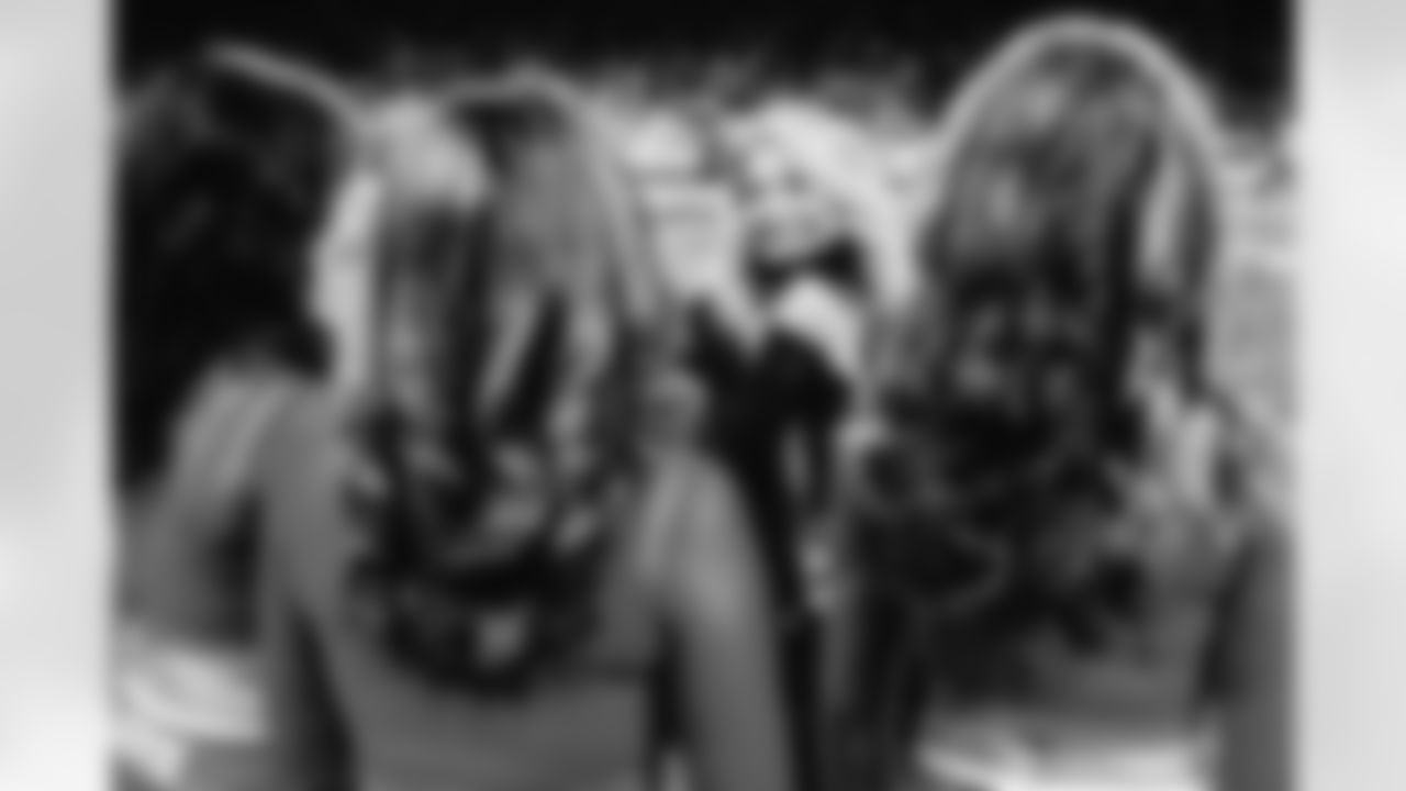 Detroit Lions Cheerleaders during a NFL football game against the Green Bay Packers on Sunday, January 9, 2022 in Detroit, MI. (Mike Ferdinande/Detroit Lions).