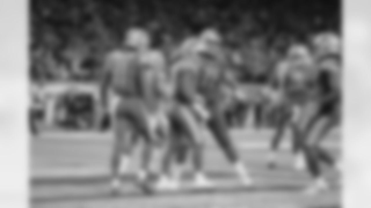 Detroit Lions wide receiver Golden Tate (15) celebrates a 24-yard touchdown during a NFL football game against the New York Jets on Monday, Sept. 10, 2018 in Detroit. (Detroit Lions via AP).