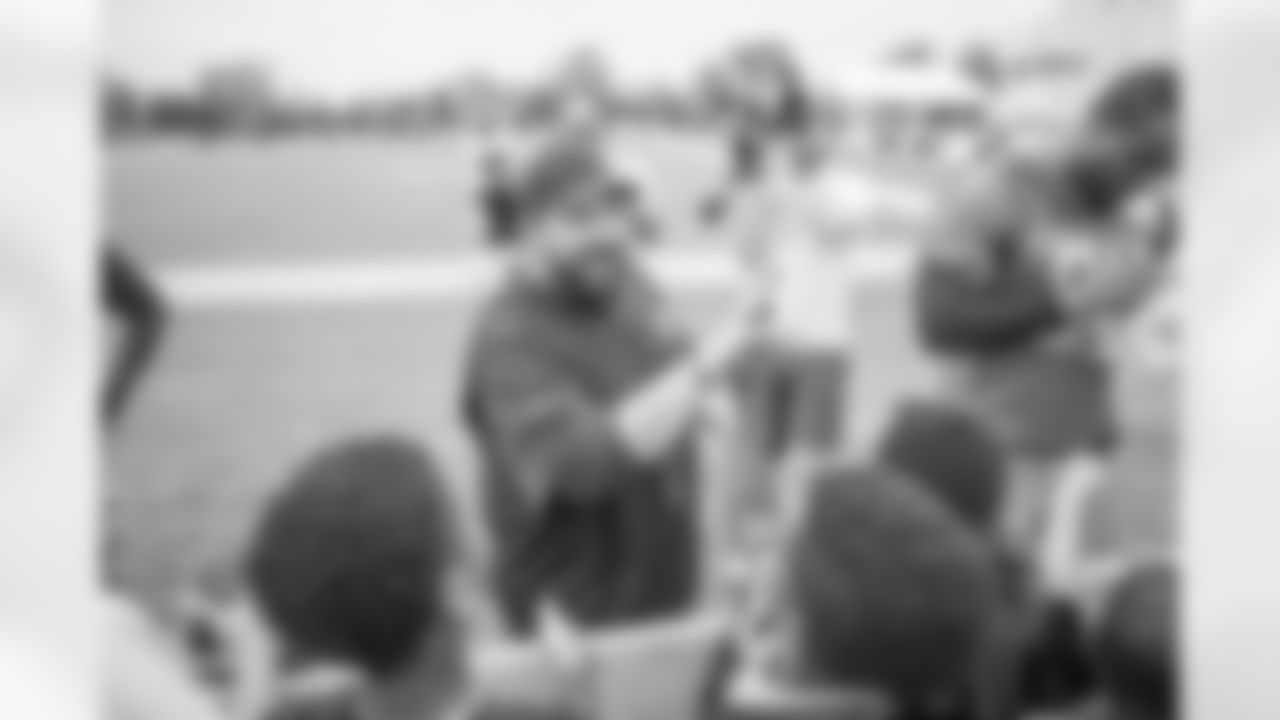 Detroit Lions head coach Matt Patricia high-fives fans following training camp practice on Wednesday, Aug. 1, 2018 in Allen Park, Mich. (Detroit Lions via AP)
