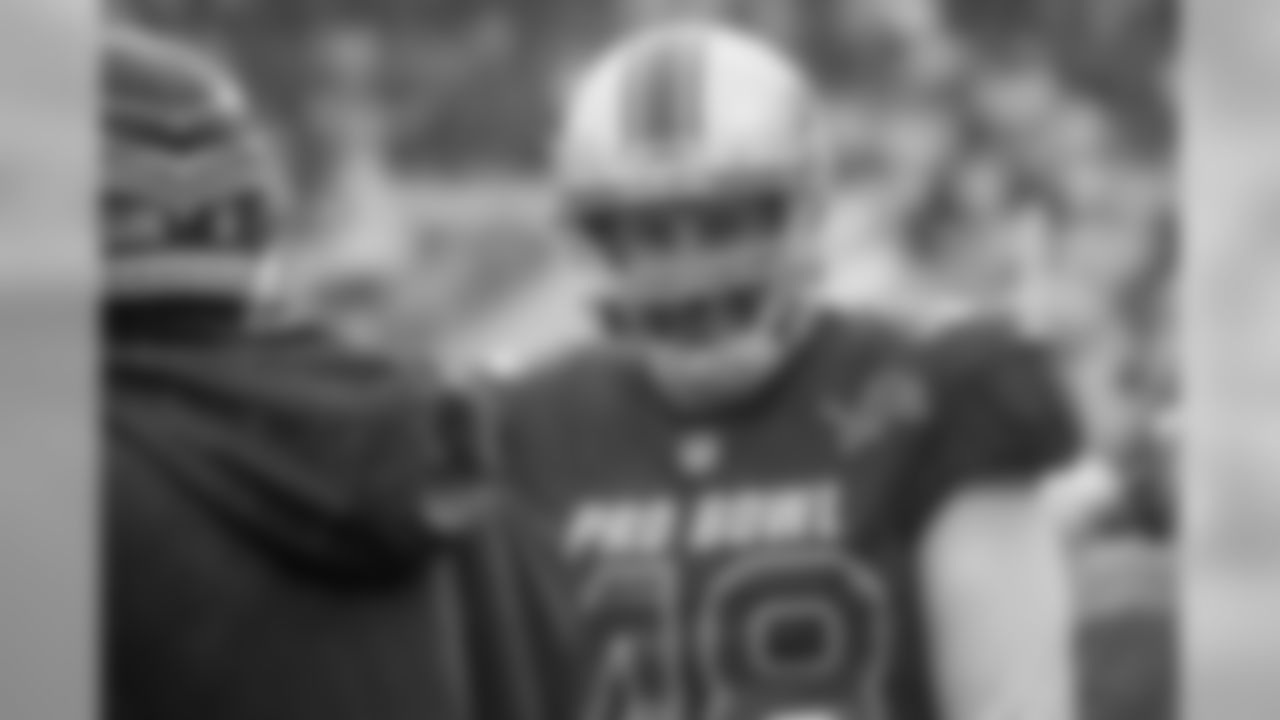 Detroit Lions long snapper Don Muhlbach (48) during the Pro Bowl on Sunday, Jan. 27, 2019 in Orlando, Fla. (Detroit Lions via AP)