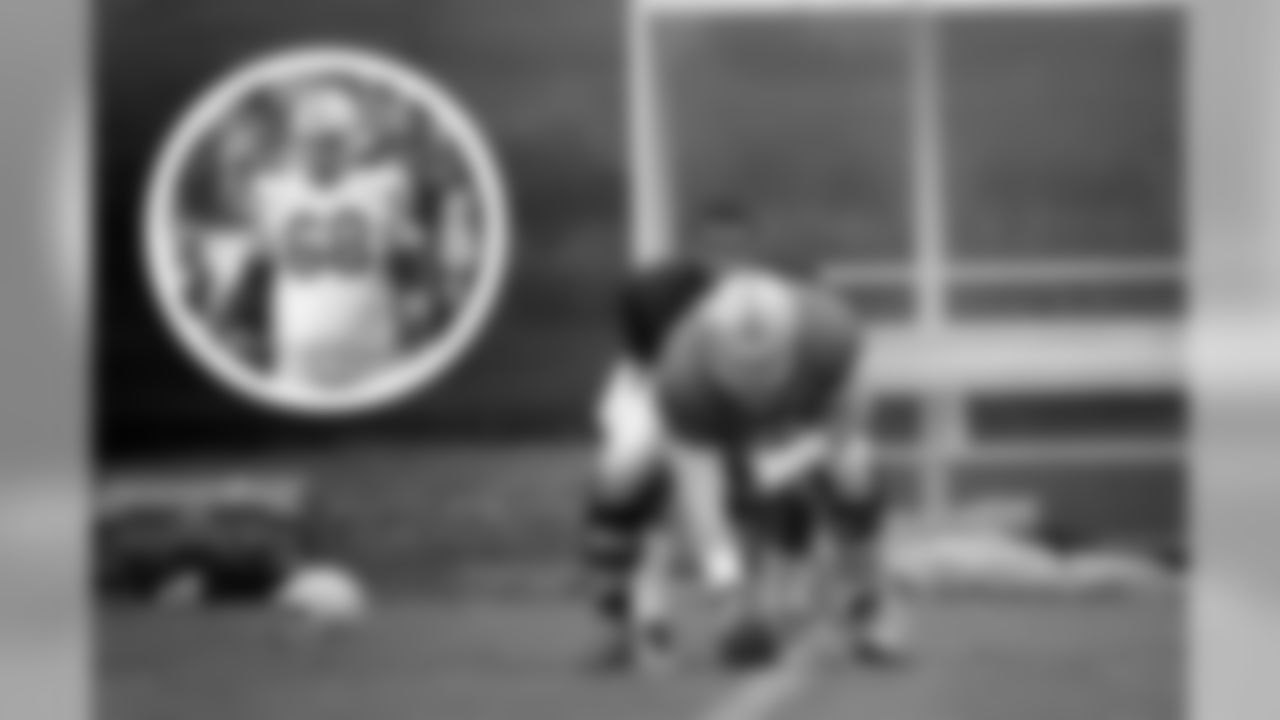 Lions T **Taylor Decker** (left) and Packers C **Corey Linsley** (right) were teammates at Ohio State from 2012-13. In 2013 they led the Buckeyes to the highest yards-per-carry average in the FBS (6.8) and produced two 1,000-yard rushers.