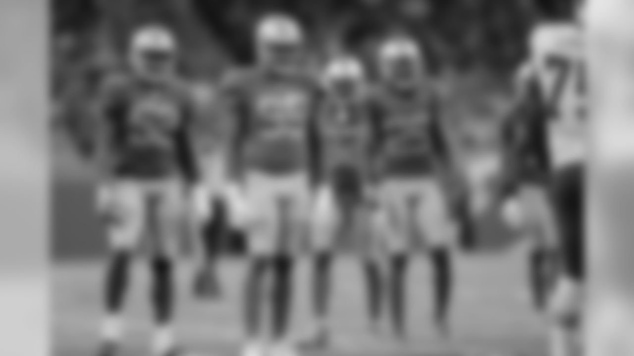 Detroit Lions defensive end Romeo Okwara (95) and the defense during a NFL football game against the Kansas City Chiefs Sunday, Sept. 29, 2019 in Detroit. (Detroit Lions via AP).