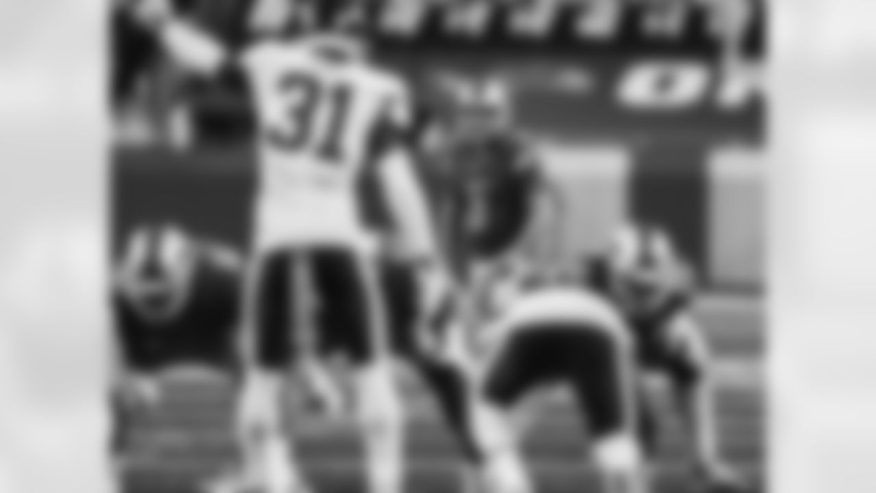 Detroit Lions kicker Matt Prater (5) during an NFL football game against the Washington football team on Sunday, Nov. 15, 2020 in Detroit. (Detroit Lions via AP).