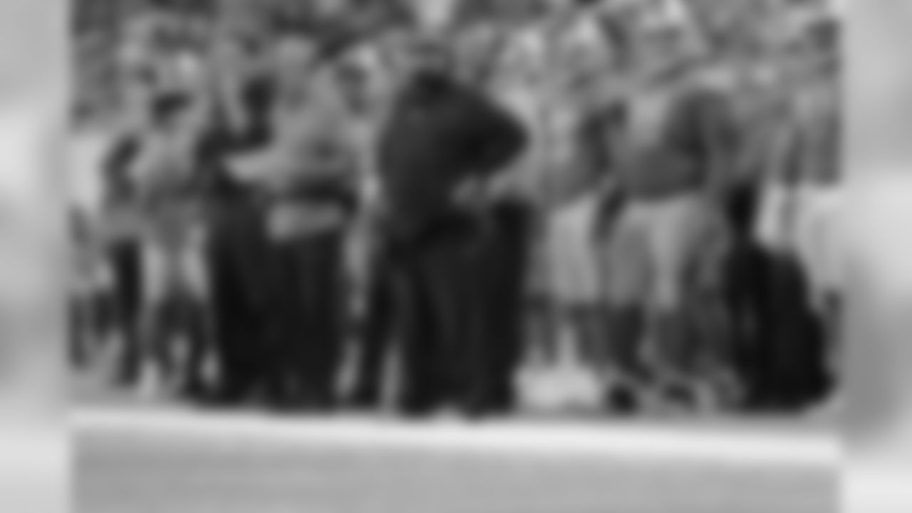 Detroit Lions head coach Matt Patricia on the sideline during a NFL football game against the Seattle Seahawks on Sunday, Oct. 28, 2018 in Detroit. (Detroit Lions via AP).
