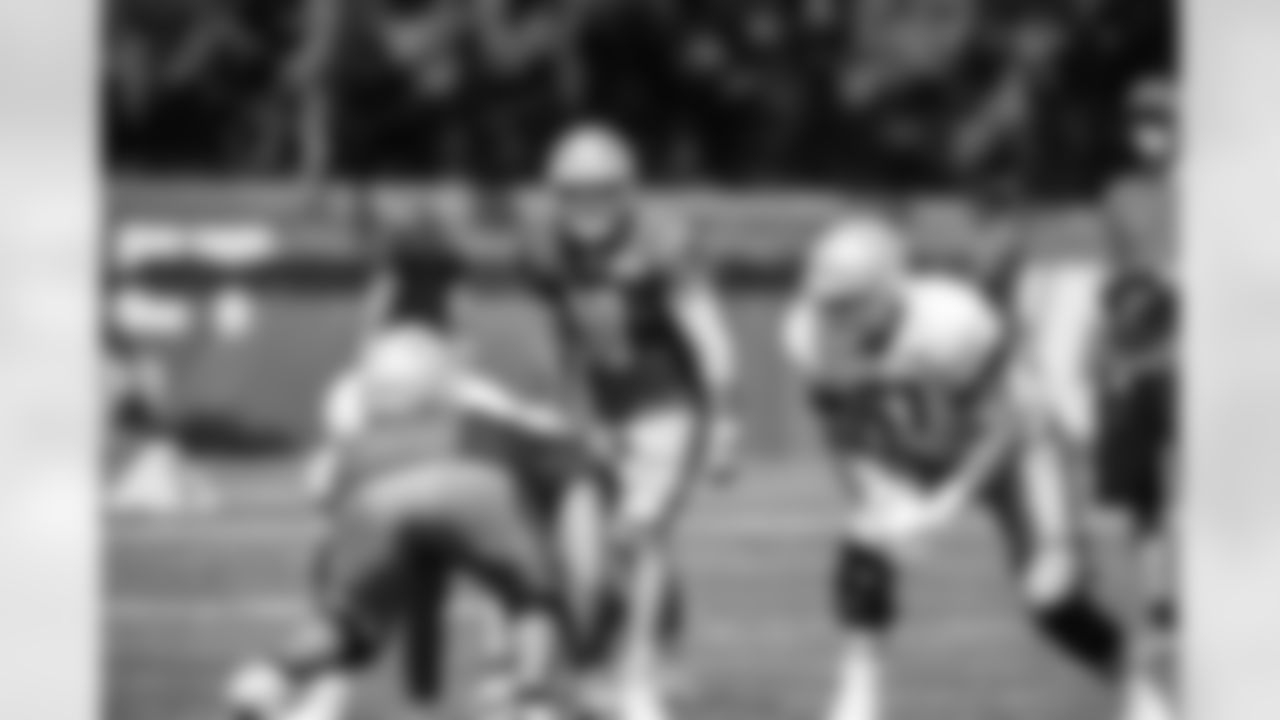 Detroit Lions quarterback David Blough (10) Detroit Lions tackle Matt Nelson (67) during training camp practice at the Training Facility in Allen Park, MI on August 27, 2020. (Josh Mandujano/Detroit Lions)