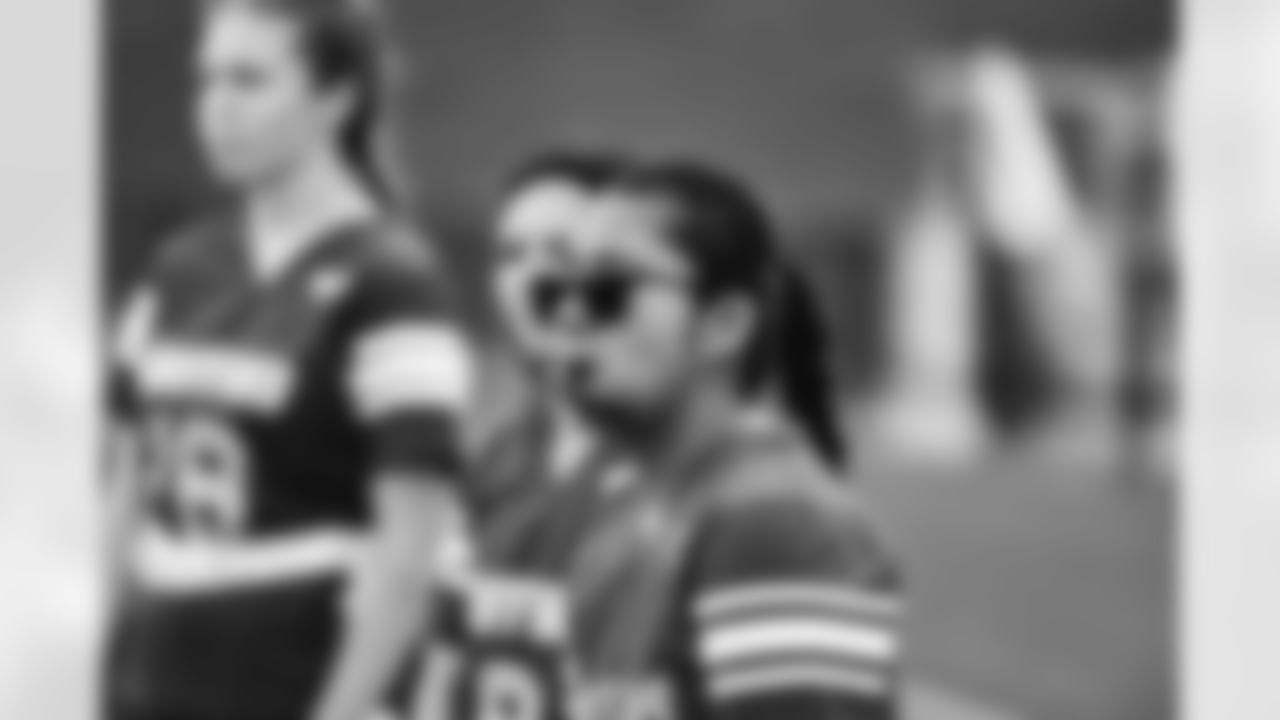 2023 Michigan Girls High School Flag Football Pilot League Week 2 at Stoney Creek HS Saturday May 13, 2023 in Rochester Hills, MI. (Carl Jones II/Detroit Lions).