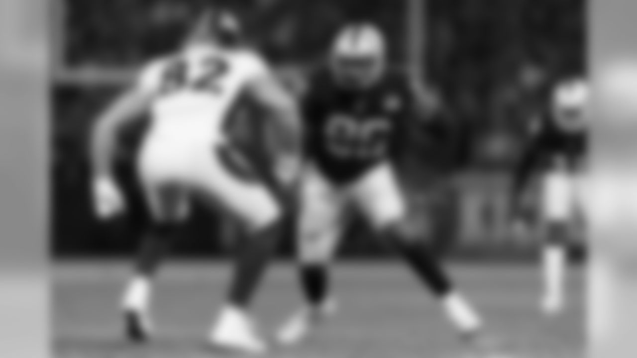 DE Clelin Ferrell
Backed up by Josh Mauro