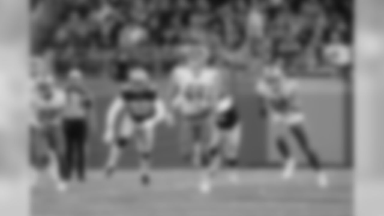 Detroit Lions long snapper Don Muhlbach (48) during a NFL football game against the Dallas Cowboys Sunday, Nov. 17, 2019 in Detroit. (Detroit Lions via AP).