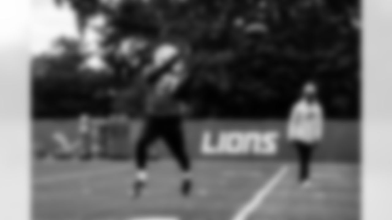 Detroit Lions wide receiver Quintez Cephus (87) during practice at the Lions Training Facility in Allen Park, MI on September 29, 2022. (Jeff Nguyen/Detroit Lions)