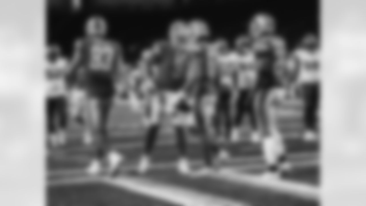 Detroit Lions wide receiver Quintez Cephus (87) and Detroit Lions quarterback Matthew Stafford (9) celebrate after a touchdown during an NFL football game against the Minnesota Vikings on Sunday, Jan. 3, 2021 in Detroit, MI. (Detroit Lions via AP).