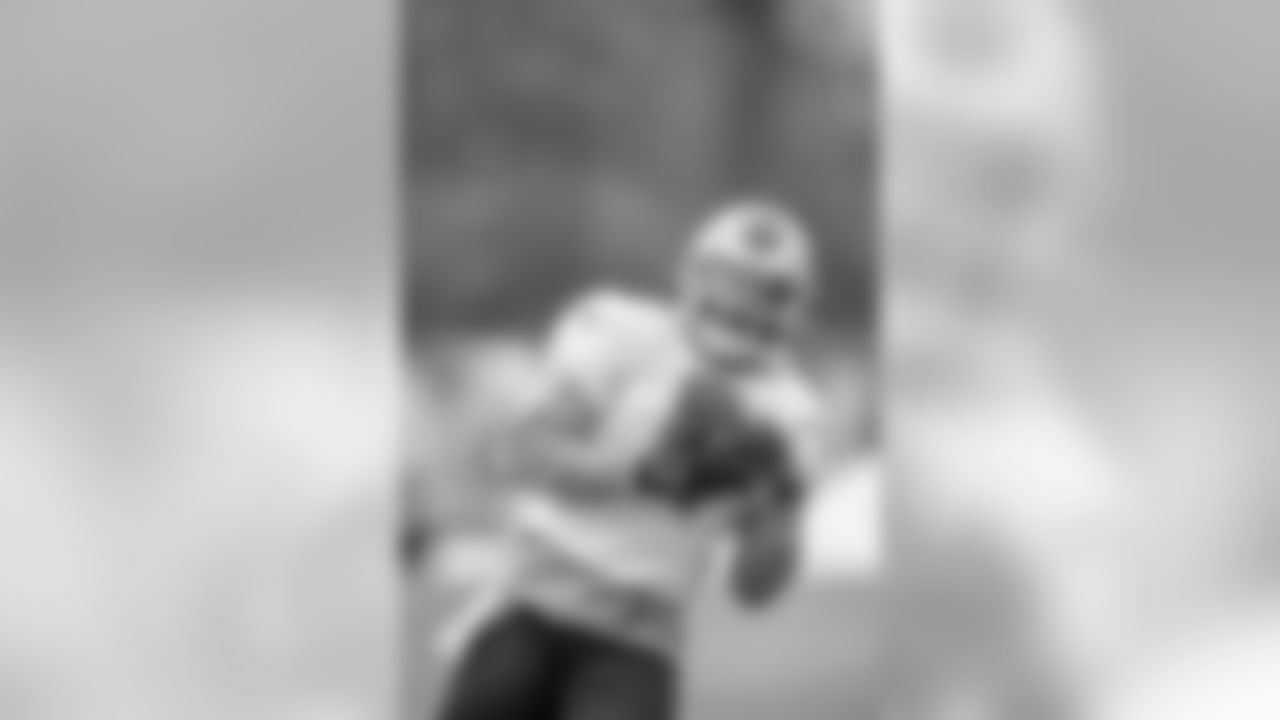 Detroit Lions wide receiver Travis Fulgham (14) during practice at the Detroit Lions training facility Wednesday, Nov. 20, 2019 in Allen Park, Mich. (Detroit Lions via AP)