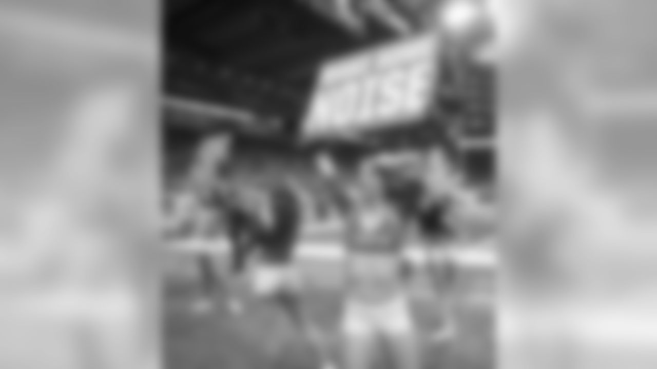 Detroit Lions cheerleaders perform during a NFL football game against the Minnesota Vikings on Sunday, Dec. 23, 2018 in Detroit. (Detroit Lions via AP).