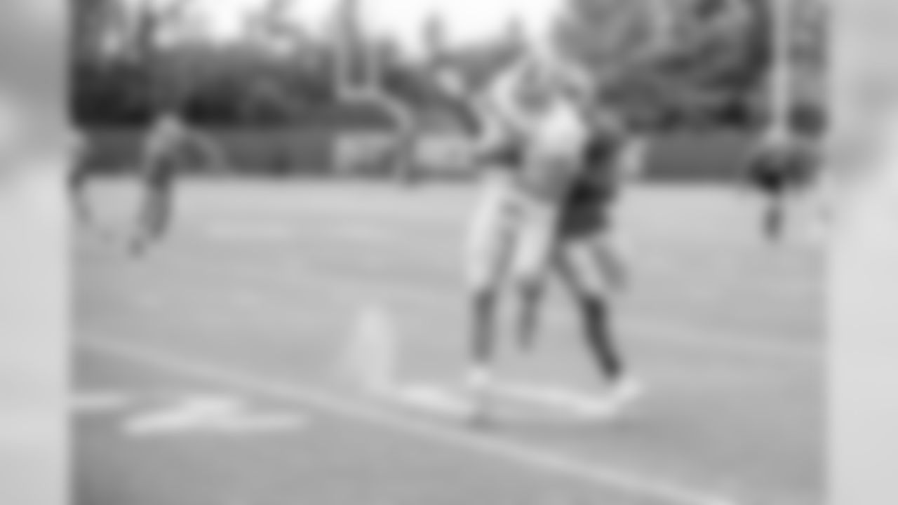 Detroit Lions tight end Isaac Nauta (89) during Day 13 of 2019 Detroit Lions Training Camp presented by Rocket Mortgage on Saturday, Aug. 10, 2019 in Allen Park, Mich. (Detroit Lions via AP)