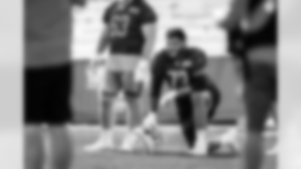 Detroit Lions guard Jonah Jackson (73) during Lions Training Camp at the Training Facility in Allen Park, MI on July 28, 2022. (Josh Mandujano/Detroit Lions)