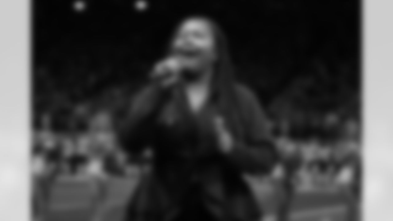 SOUL performs the National Anthem during a NFL football game against the Chicago Bears on Sunday, January 1, 2023 in Detroit, MI. (Mike Ferdinande/Detroit Lions).