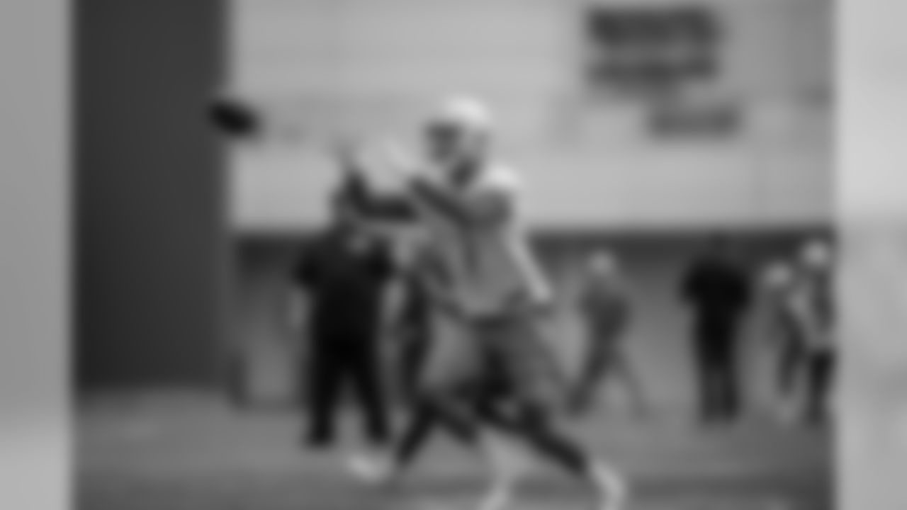 Detroit Lions wide receiver Jonathan Duhart (1) during Day 5 of OTAs on Thursday, May 30, 2019 in Allen Park, Mich. (Detroit Lions via AP)
