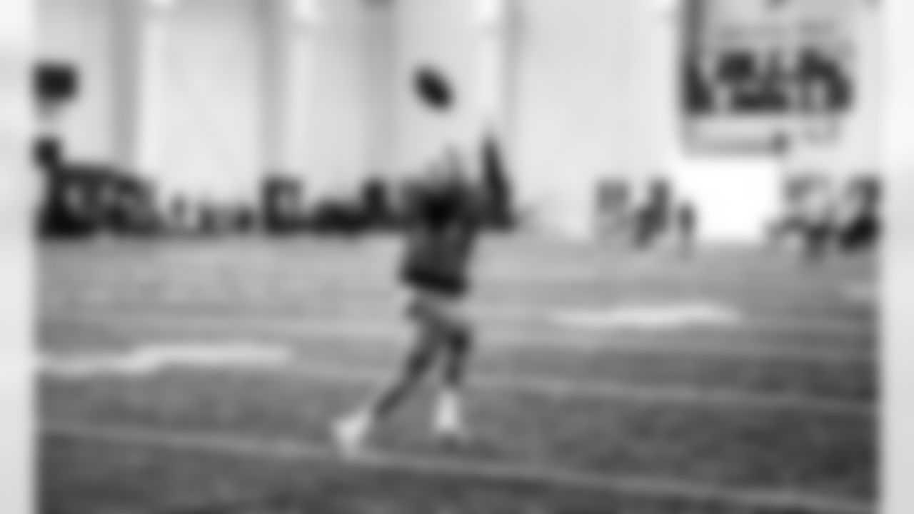 Detroit Lions tight end Shane Zylstra (84) during practice at the Lions Training Facility in Allen Park, MI on November 4, 2022. (Jeff Nguyen/Detroit Lions)
