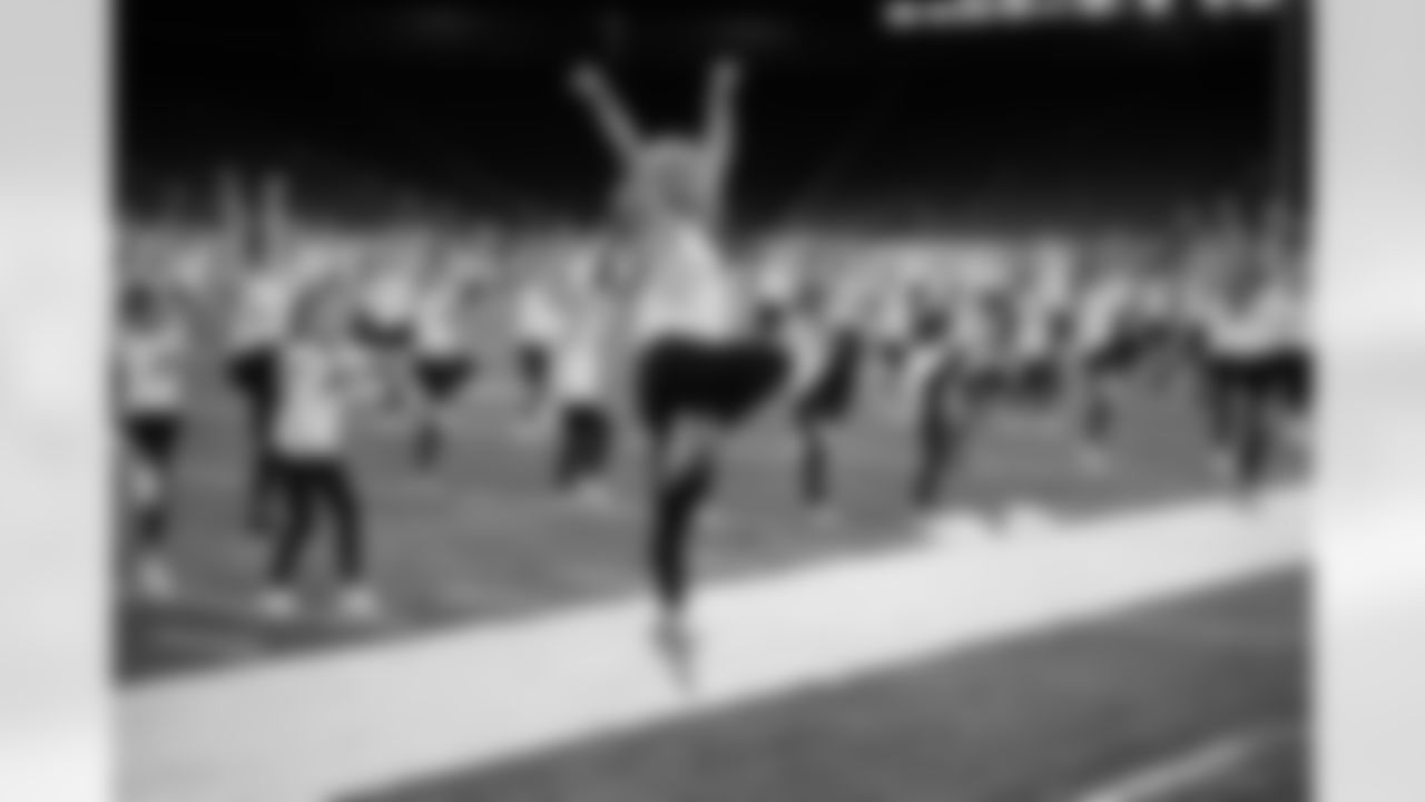 2022 Junior Detroit Lions Cheerleaders Clinic at Ford Field on December 10, 2022. (Mike Ferdinande/Detroit Lions)
