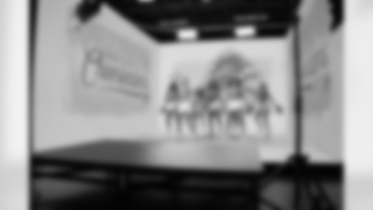 Detroit Lions Cheerleaders during the 2023 Entertainment Team Media Day at the Lions Training Facility in Allen Park, MI on June 4, 2023. (Jeff Nguyen/Detroit Lions)