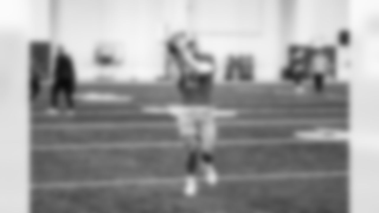 Detroit Lions wide receiver Brandon Zylstra (13) during practice at the Lions Training Facility in Allen Park, MI on December 2, 2022. (Jeff Nguyen/Detroit Lions)