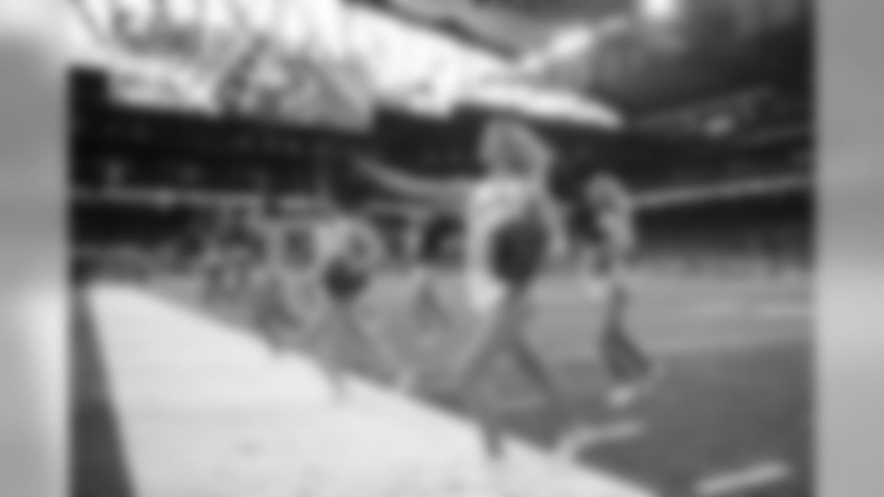 Detroit Lions Cheerleaders during a NFL football game against the Tampa Bay Buccaneers Sunday, Dec. 15, 2019 in Detroit. (Detroit Lions via AP).