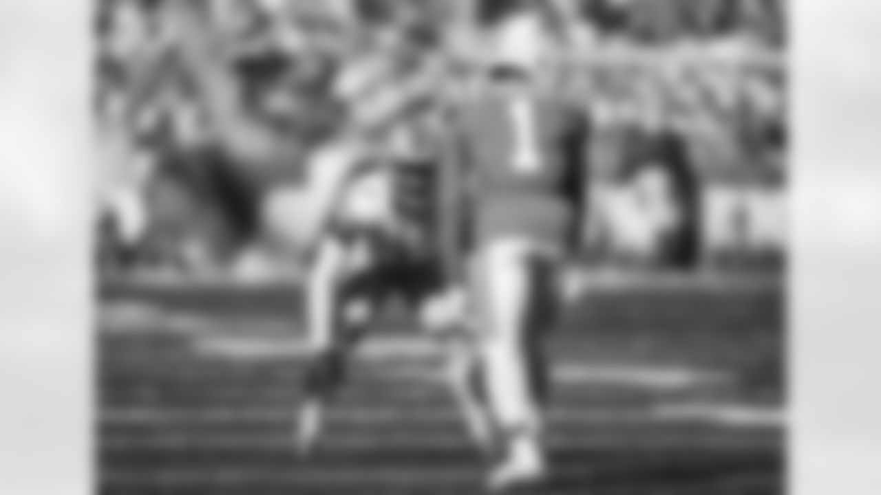 Detroit Lions cornerback Jeff Okudah (1) during a NFL football game against the New England Patriots on Sunday, October 9, 2022 in Foxborough, MA. (Jeff Nguyen/Detroit Lions).