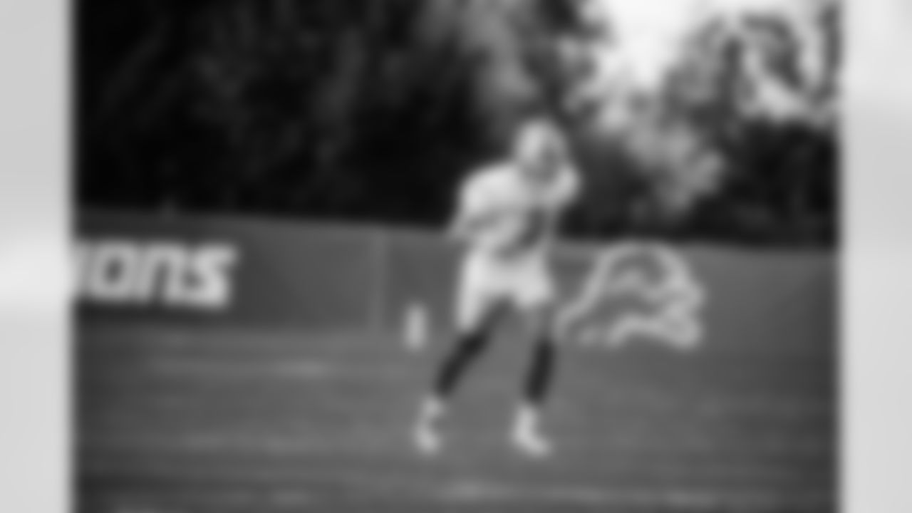 Detroit Lions punter Jack Fox (3) during Lions practice at the Training Facility in Allen Park, MI on Oct. 16 , 2020. (Jeff Nguyen/Detroit Lions)