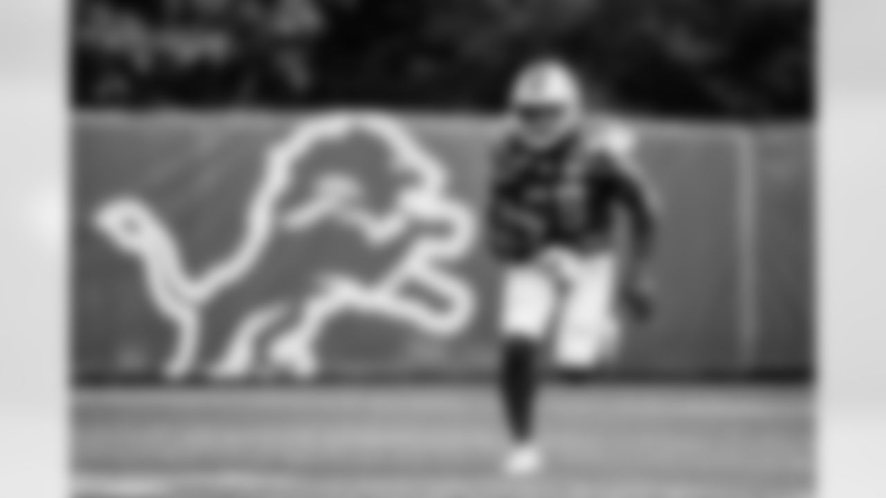 Detroit Lions running back Dedrick Mills (36) during Lions Training Camp at the Training Facility in Allen Park, MI on August 10th, 2021. (Jeff Nguyen/Detroit Lions)
