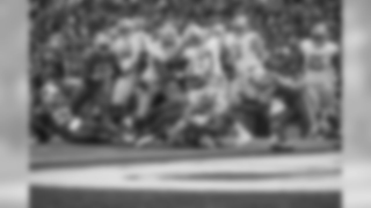 Detroit Lions running back Zach Zenner (34) during a NFL football game against the Buffalo Bills on Sunday, Dec. 16, 2018 in Orchard Park, N.Y. (Detroit Lions via AP).