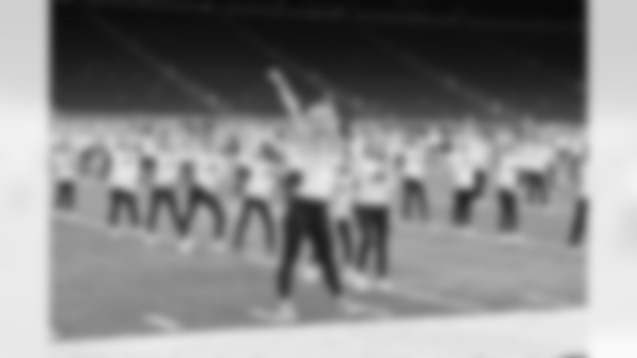 2022 Junior Detroit Lions Cheerleaders Clinic at Ford Field on December 10, 2022. (Carl Jones II/Detroit Lions)