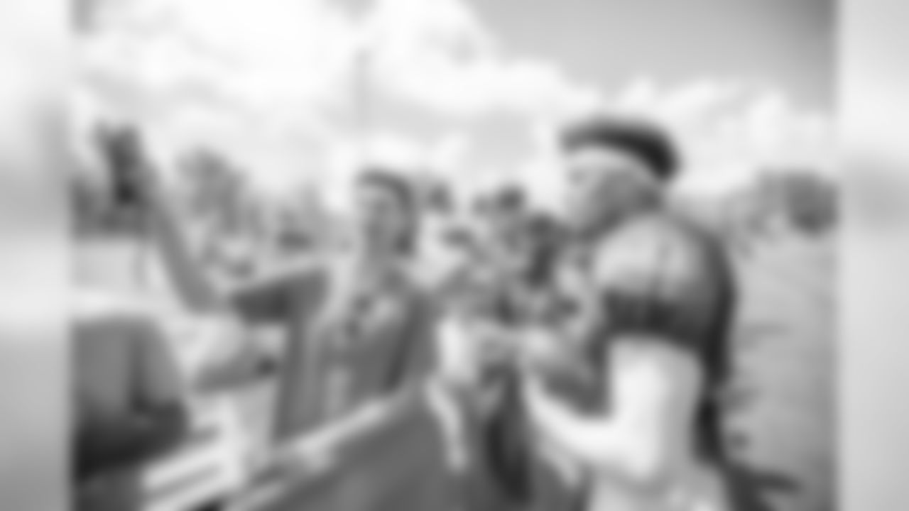 Detroit Lions cornerback Jamal Agnew (39) takes a selfie following Day five of Detroit Lions Training Camp presented by Rocket Mortgage on Tuesday, July 30, 2019 in Allen Park, Mich.