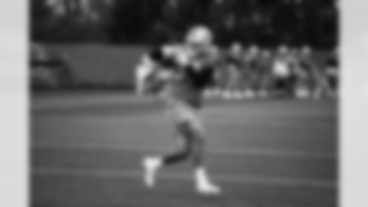 Detroit Lions tight end Shane Zylstra (84) during practice at the Lions Training Facility in Allen Park, MI on November 11, 2022. (Jeff Nguyen/Detroit Lions)