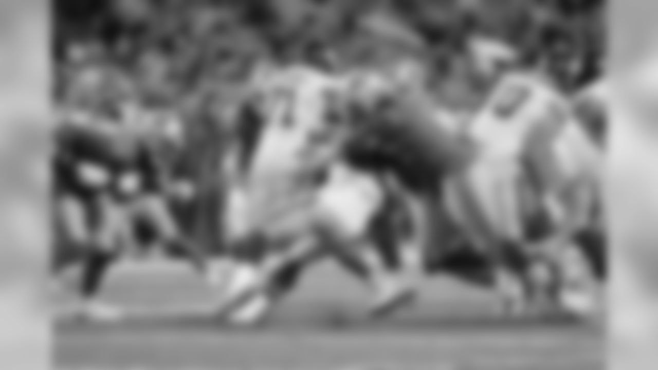Detroit Lions defensive lineman Da'Shawn Hand (93) during a NFL football game against the New York Giants Sunday, Oct. 27, 2019 in Detroit. (Detroit Lions via AP).