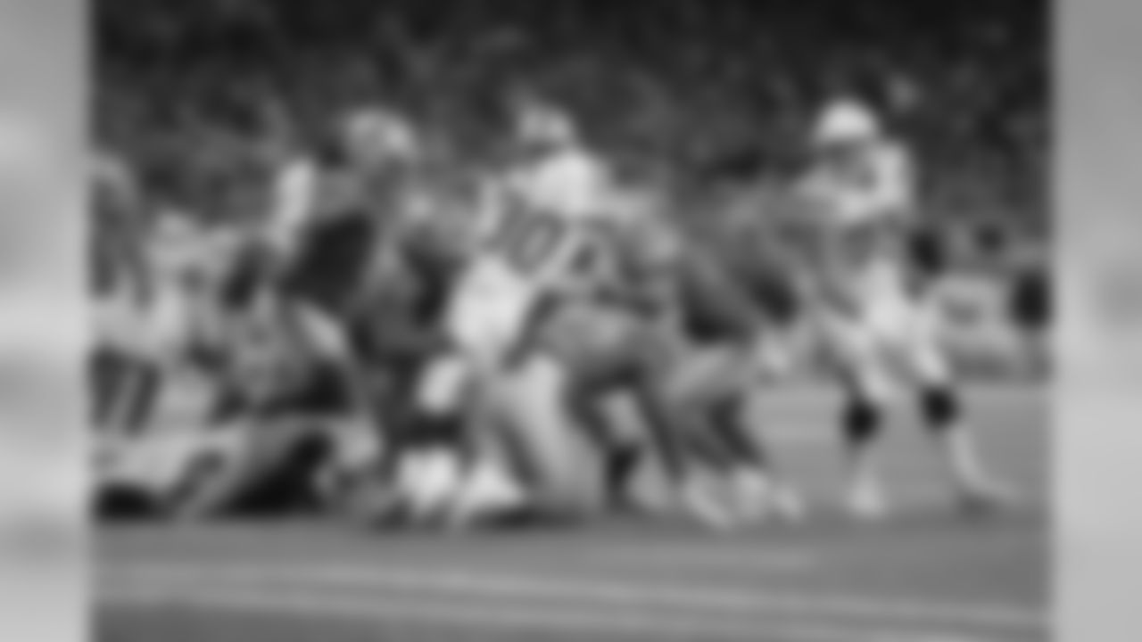 Detroit Lions defensive tackle A'Shawn Robinson (91) and Detroit Lions defensive tackle Damon Harrison Sr. (98) during a NFL football game against the Los Angeles Chargers Sunday, Sept. 15, 2019 in Detroit. (Detroit Lions via AP).