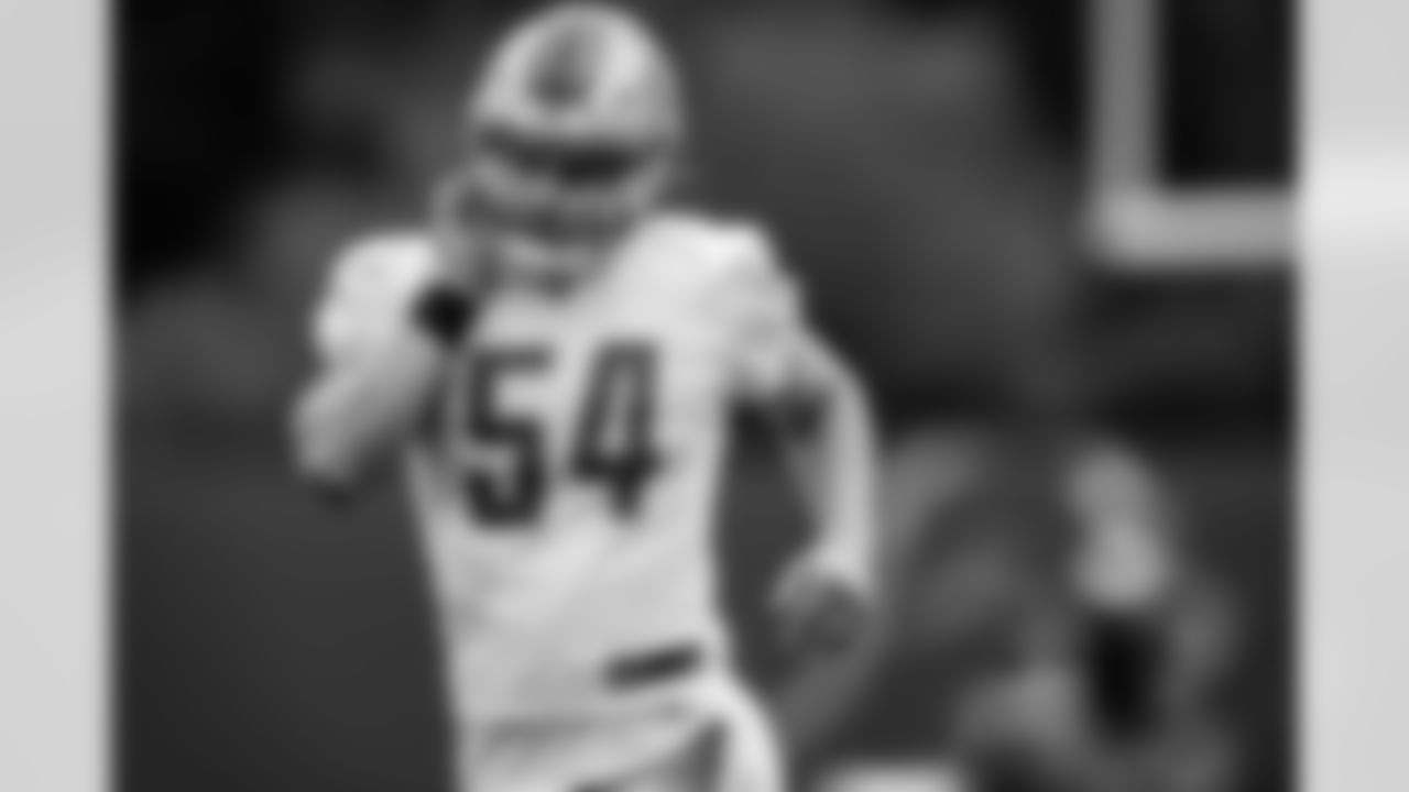 Detroit Lions longsnapper Steve Wirtel (54) during training camp practice at the Training Facility in Allen Park, MI on September 10, 2020. (Josh Mandujano/Detroit Lions)