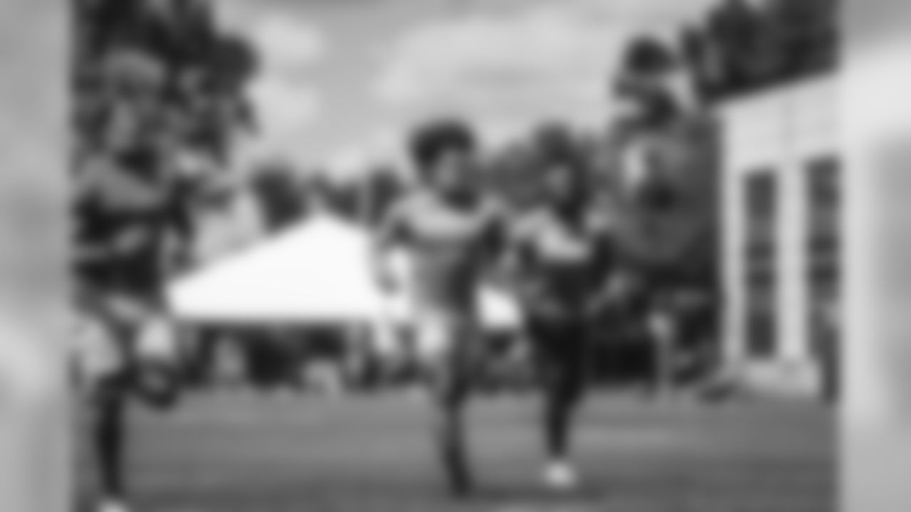 Detroit Lions running back Ty Johnson (31) during workouts Allen Park Training Facility in Allen Park, MI on August 7, 2020. (Jeff Nguyen/Detroit Lions)