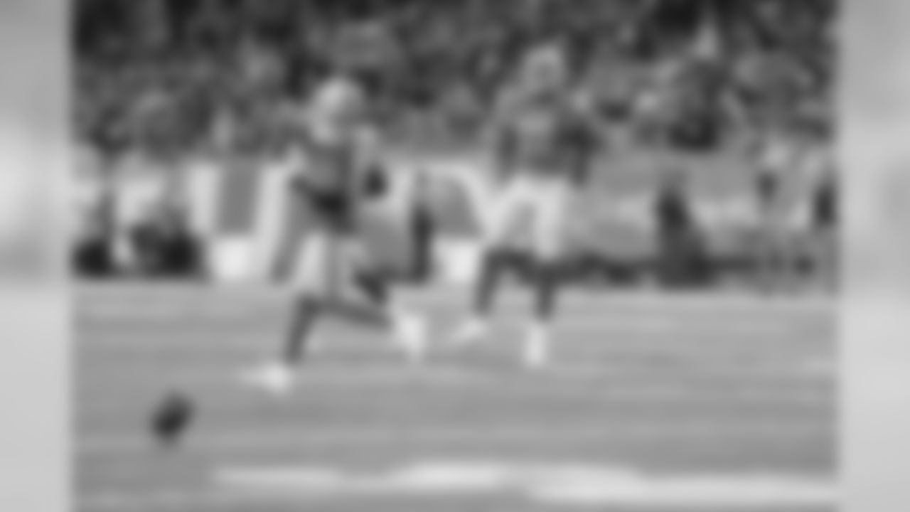Detroit Lions defensive end Romeo Okwara (95) during a NFL football game against the Los Angeles Rams on Sunday, Dec. 2, 2018 in Detroit. (Detroit Lions via AP).