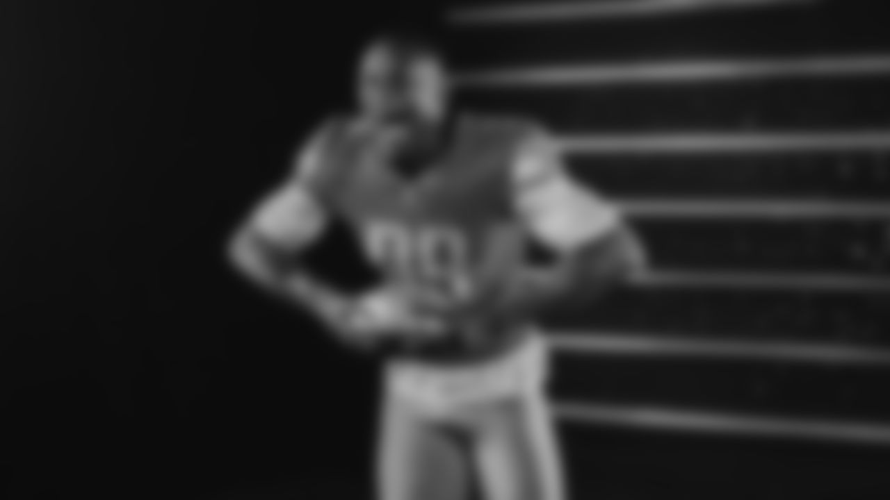 Detroit Lions linebacker Julian Okwara (99) during the 2023 Media Day at the Lions Training Facility in Allen Park, MI on June 5, 2023. (Jeff Nguyen/Detroit Lions)