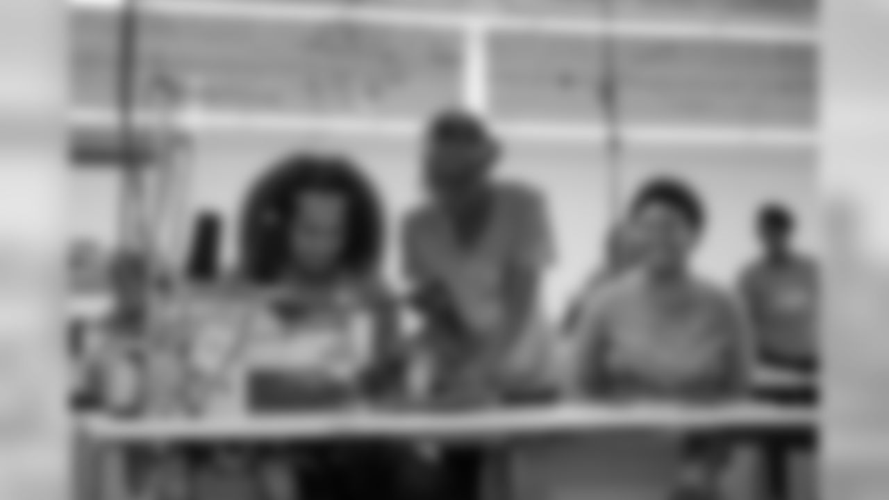 Jahlani Tavai visits the Empowerment Plan Plant on Tuesday, June 18, 2019 in Detroit