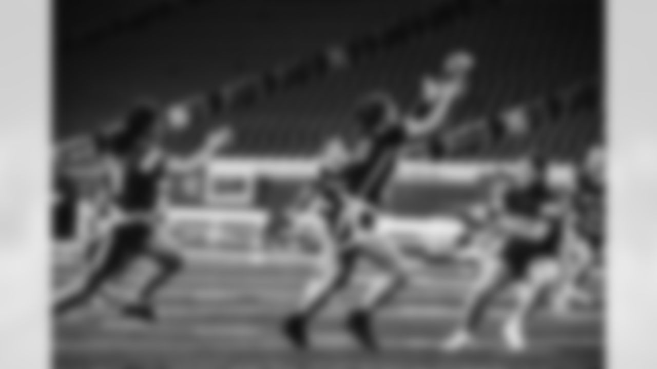 2023 Michigan Girls High School Flag Football Pilot League Week 1 at Ford Field. Sunday May 7, 2023 in Detroit, MI. (Carl Jones II/Detroit Lions).